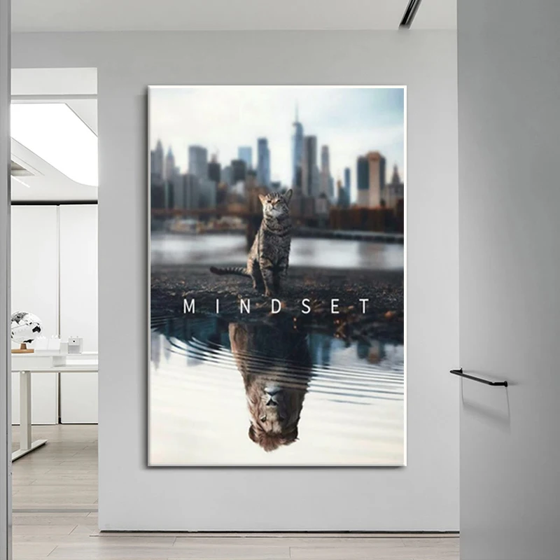 Современный мотивационный постер Картина на холсте позитивного вздутия