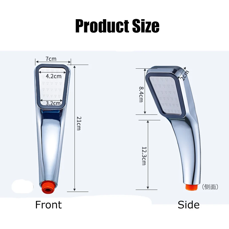 Лейка для душа высокого давления 300 отверстий с функциями экономия воды мощная