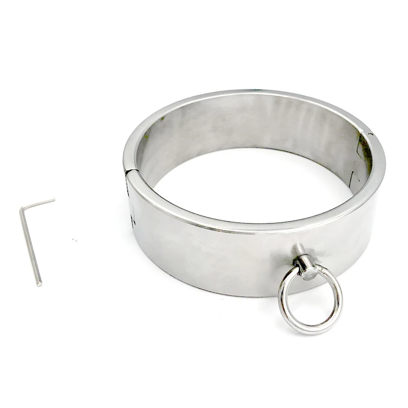 Высотой 4 см 304 Нержавеющая сталь с круглой горловиной ограничения женский пояс