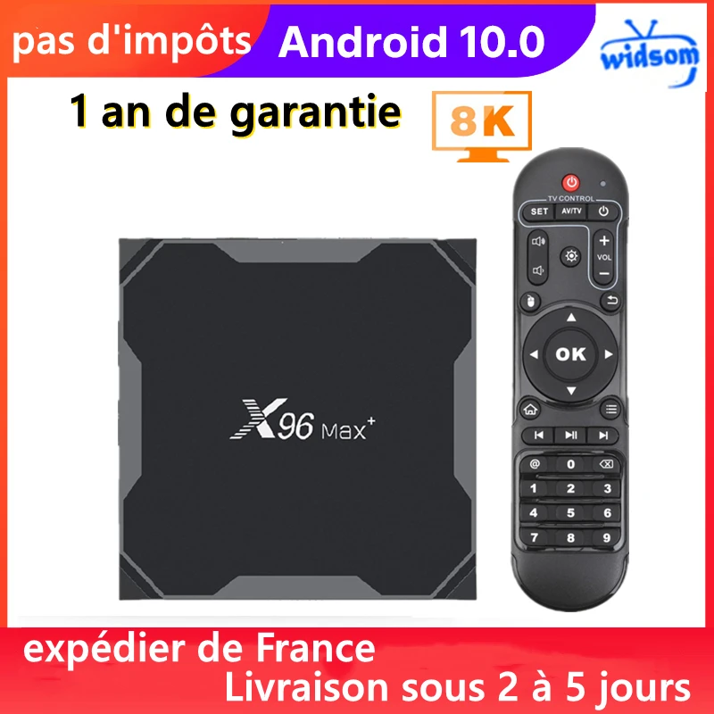 Лучший X96 Max Plus IP TV box Android 9 0 BOX 4/64 GB Amlogic S905X3 Media Player Smart Ip tv Set Top Box Доставка из