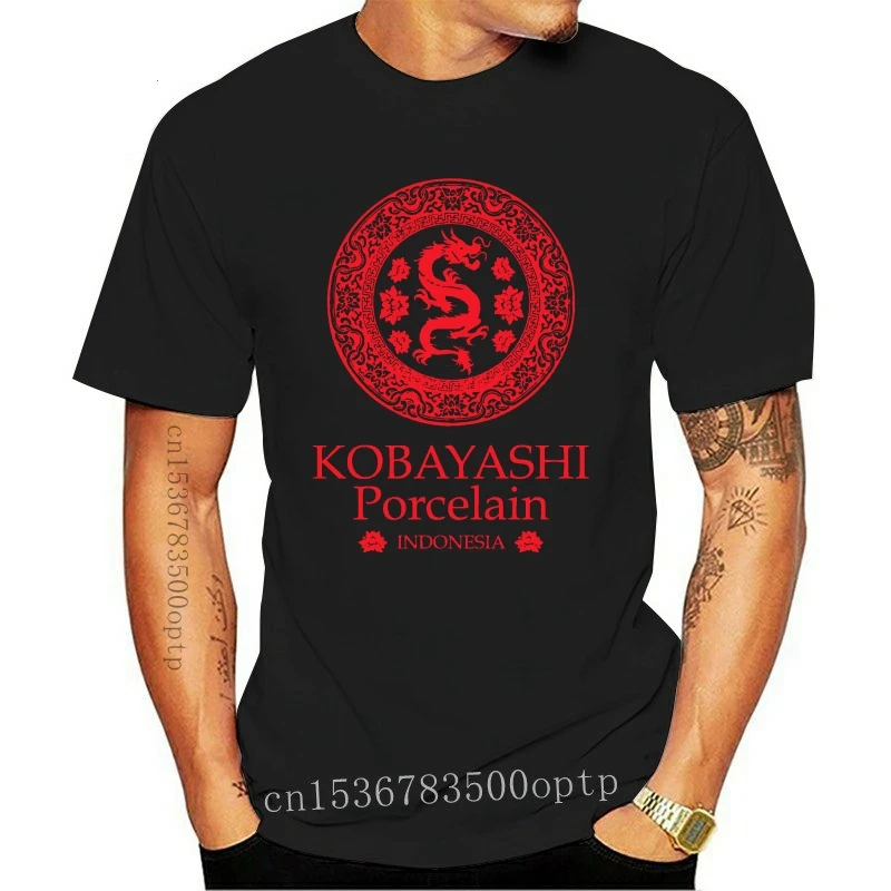 

Новинка 2021, Мужская футболка Kobayashi с изображением фарфора