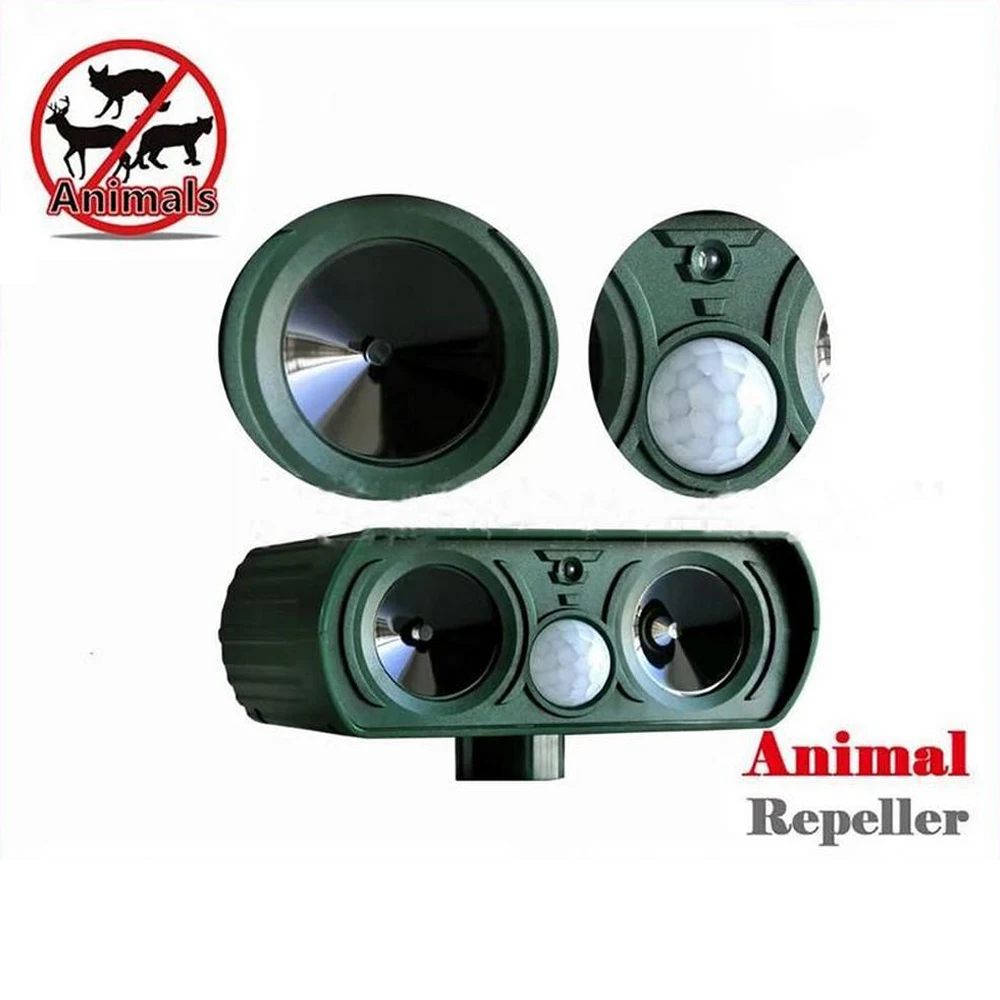 

Solar Ultrasonic Animal Bird Repeller Motion Outdoor PIR Motion Sensor Repellent Scarer Scare Wild Animal Dispeller Repellent