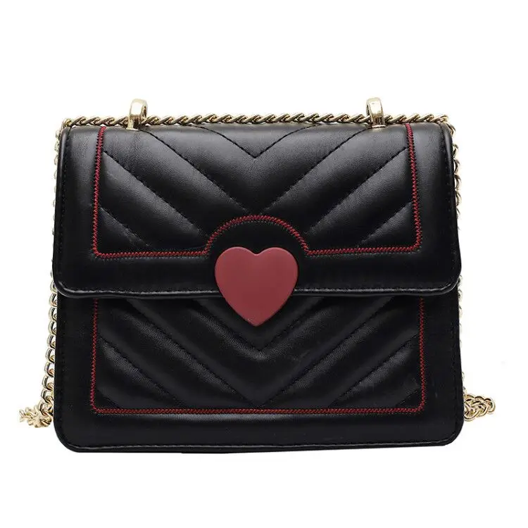 

Women Purses And Handbag Fashion Red Love Heart Shape Shoulder Bag Women Chain Crossbody Bag Ladies Purse And Clutch Bag