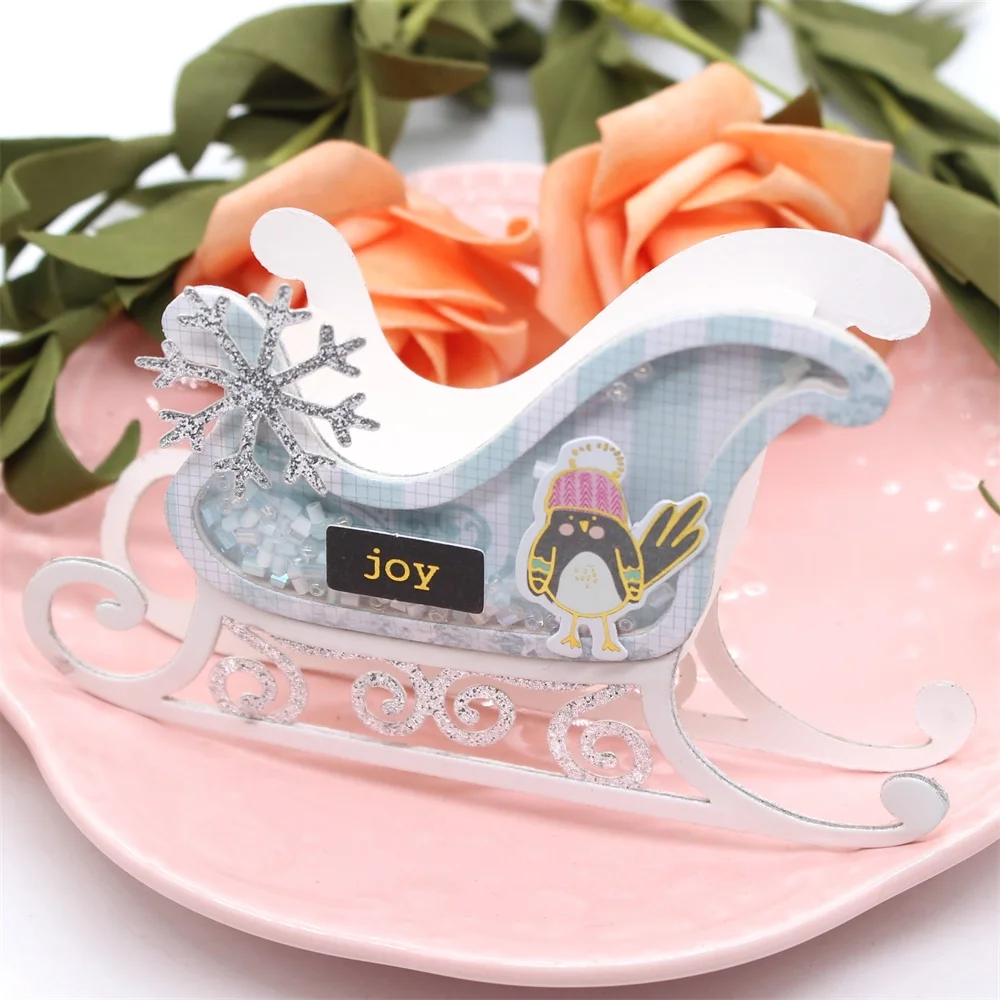 KSCRAFT Санта шейкер мешок Топпер металлические штампы трафареты для сделай сам