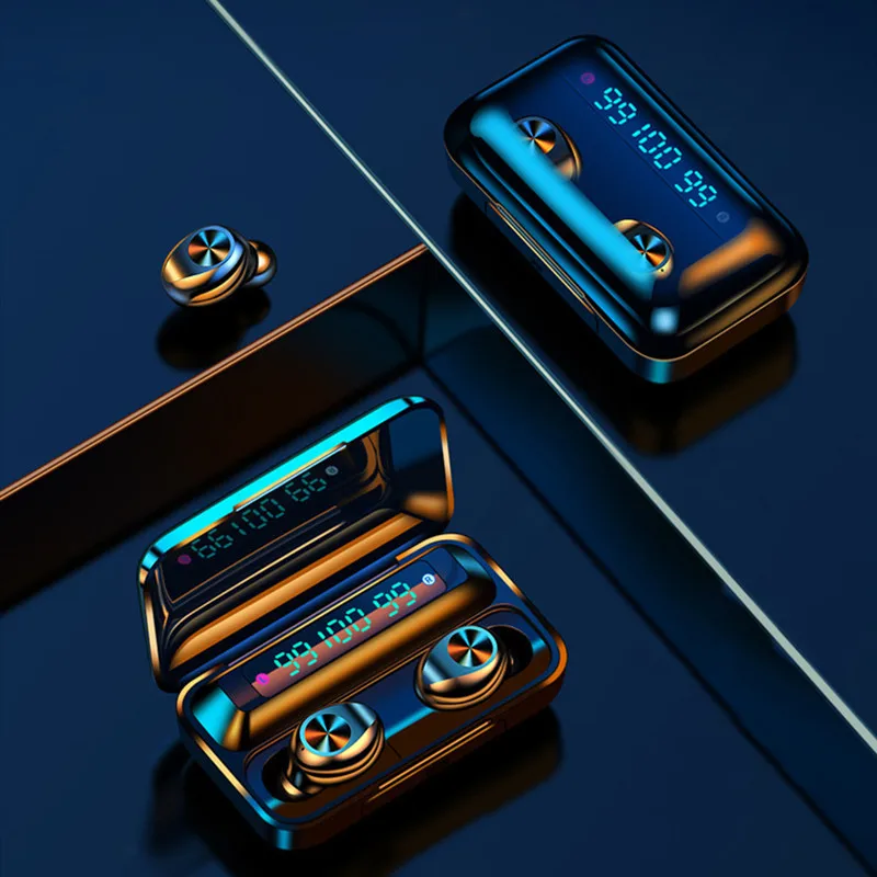 Новый F9 наушники-вкладыши TWS с Беспроводной наушники Bluetooth 5 0 гарнитуры