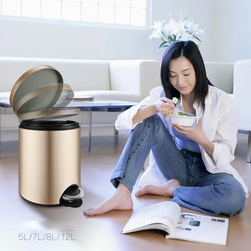 Cocina Reciclaje Pattumiera Raccolta Differenziata держатель мусора De Pedal Cubo Basura мусорное ведро Recycle Lixeira |