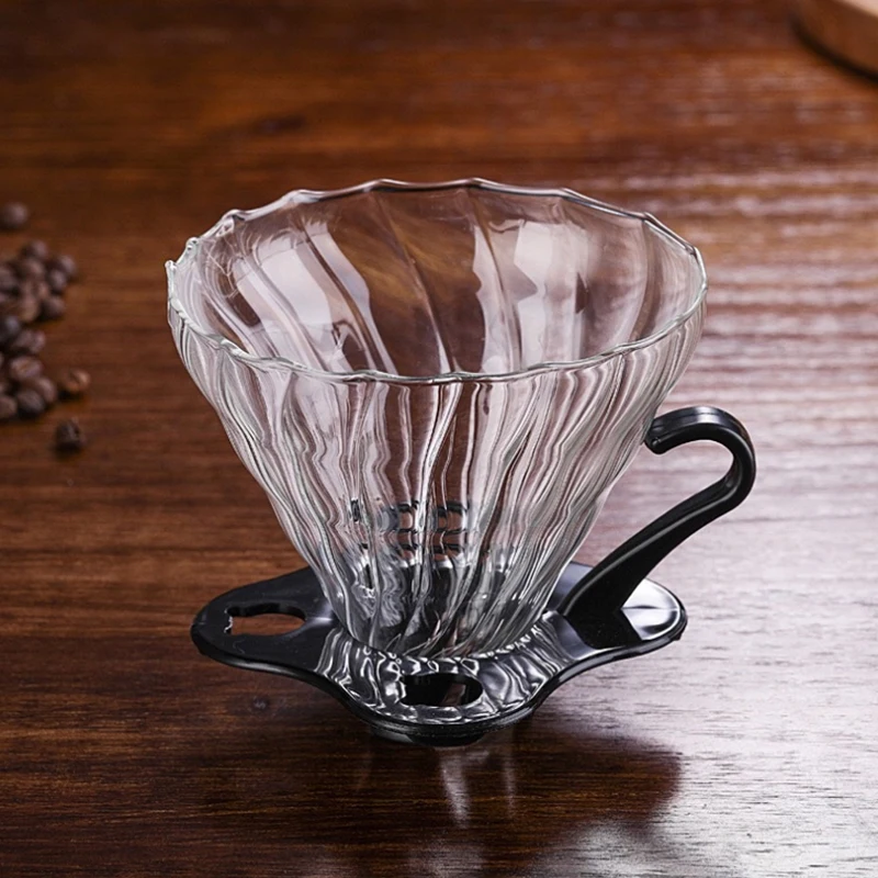 Стеклянный кофейник с воронкой умный Кофейный Фильтр стеклянный кофе залейте