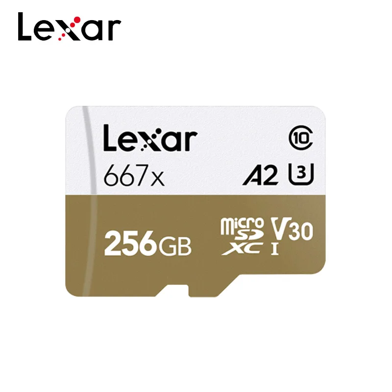 Карта памяти Micro SD Lexar 256 ГБ SDXC 667x UHS-I U3 V30 A2 A1 | Компьютеры и офис