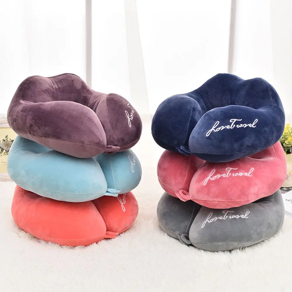 

Home Textile Car Cushion Comfortable U-Shape Pillow Airplane Head Rest Support Neck