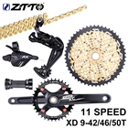 ZTTO MTB велосипед 11 Speed Group Set 11 S переключатель переключения передач цепная кассета 9-42T 46T 50T 11 S K7 11V 11 S GroupSet для xd