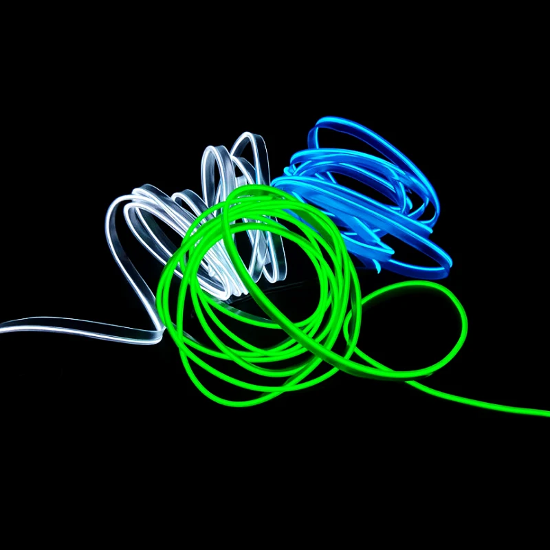 Автомобильный светодиодный холодный светильник s 3/5 м 12 В гибкая неоновая