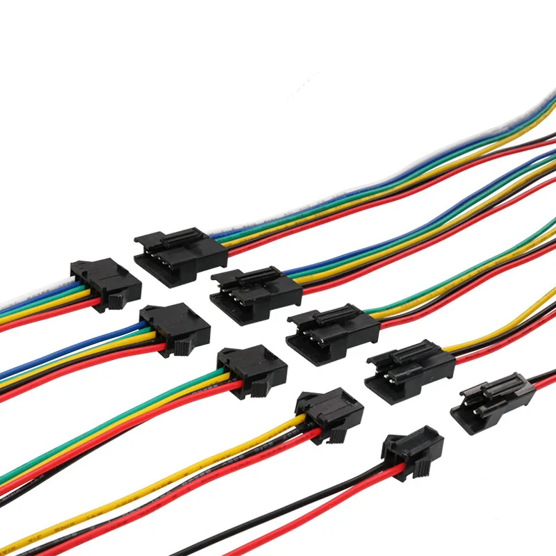 Коннекторы JST SM для светодиодных лент 5/6 3528 RGB 10 шт. 2/3/4/5050 Pin|Соединители| |