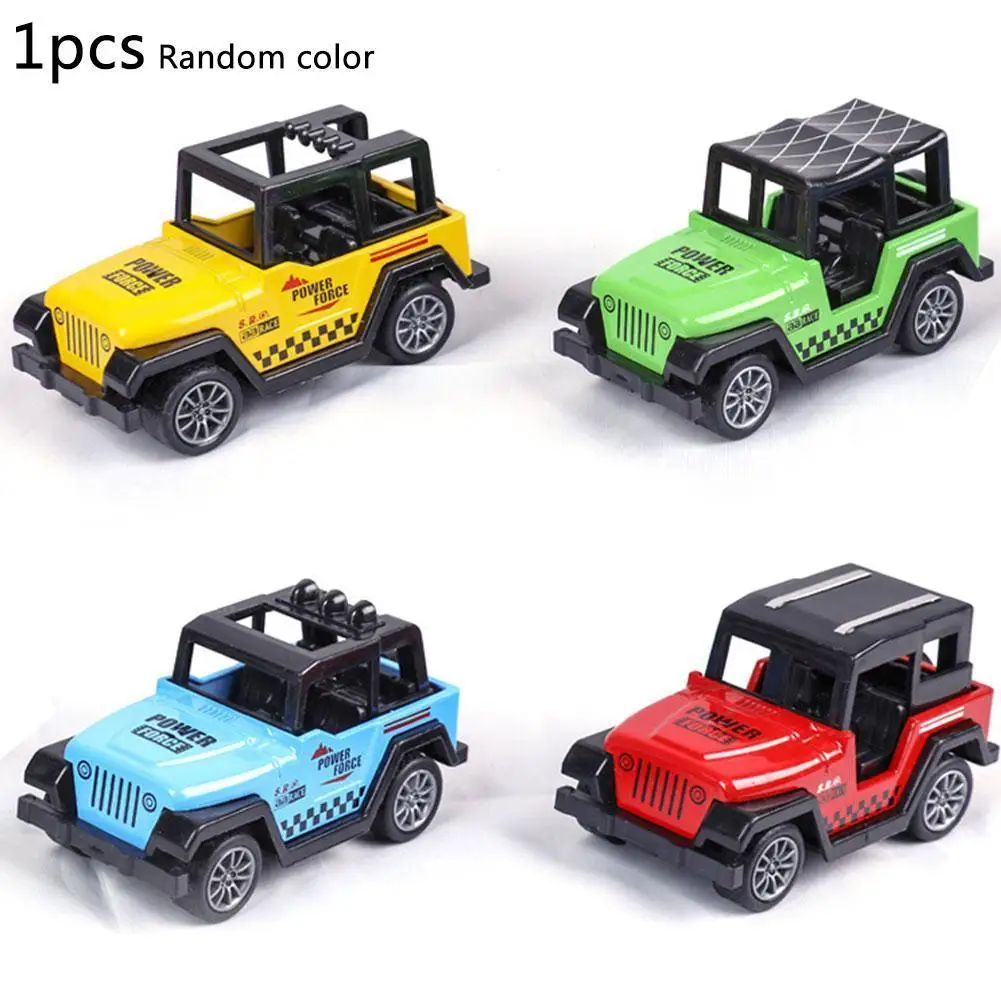 

Alloy Car Pull Back Car Children's Toy Model Off-road Vehicle Police Car Baby
