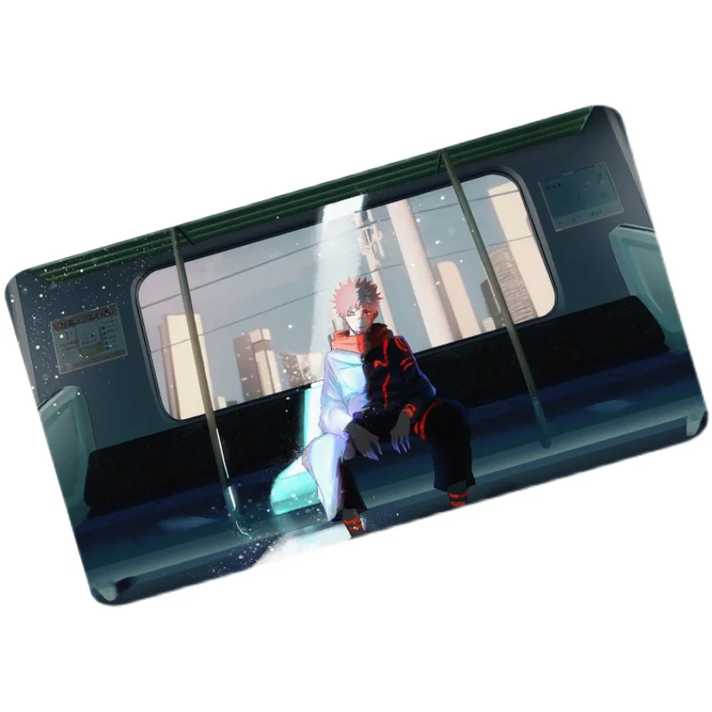 

Anime Jujutsu Kaisen Yuji Itadori Gojo Satoru Large Mouse Pad Gaming Computer Desk Mat Playmat keyboard Mice Mat Cosplay Gift