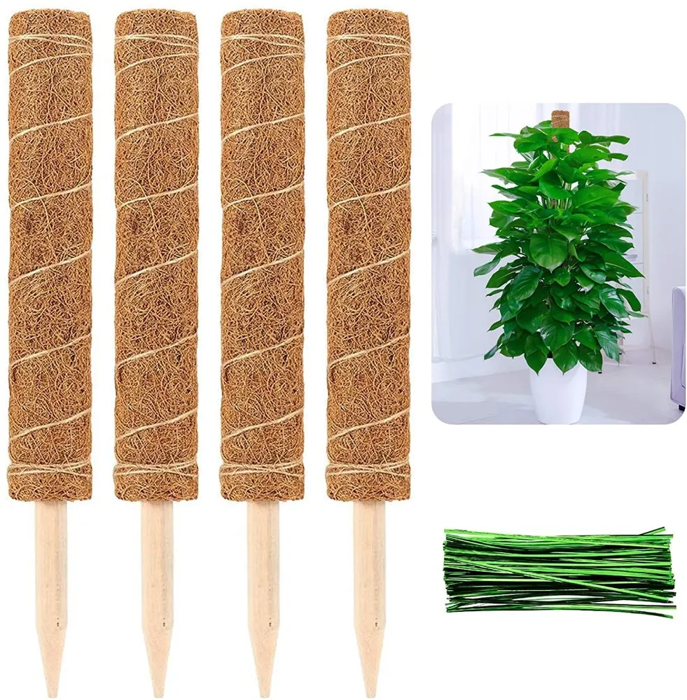 

Plant Support Moss Pole Coir Moss Stick Totem Pole Plant Support for Plant Support Extension Climbing Indoor Plants