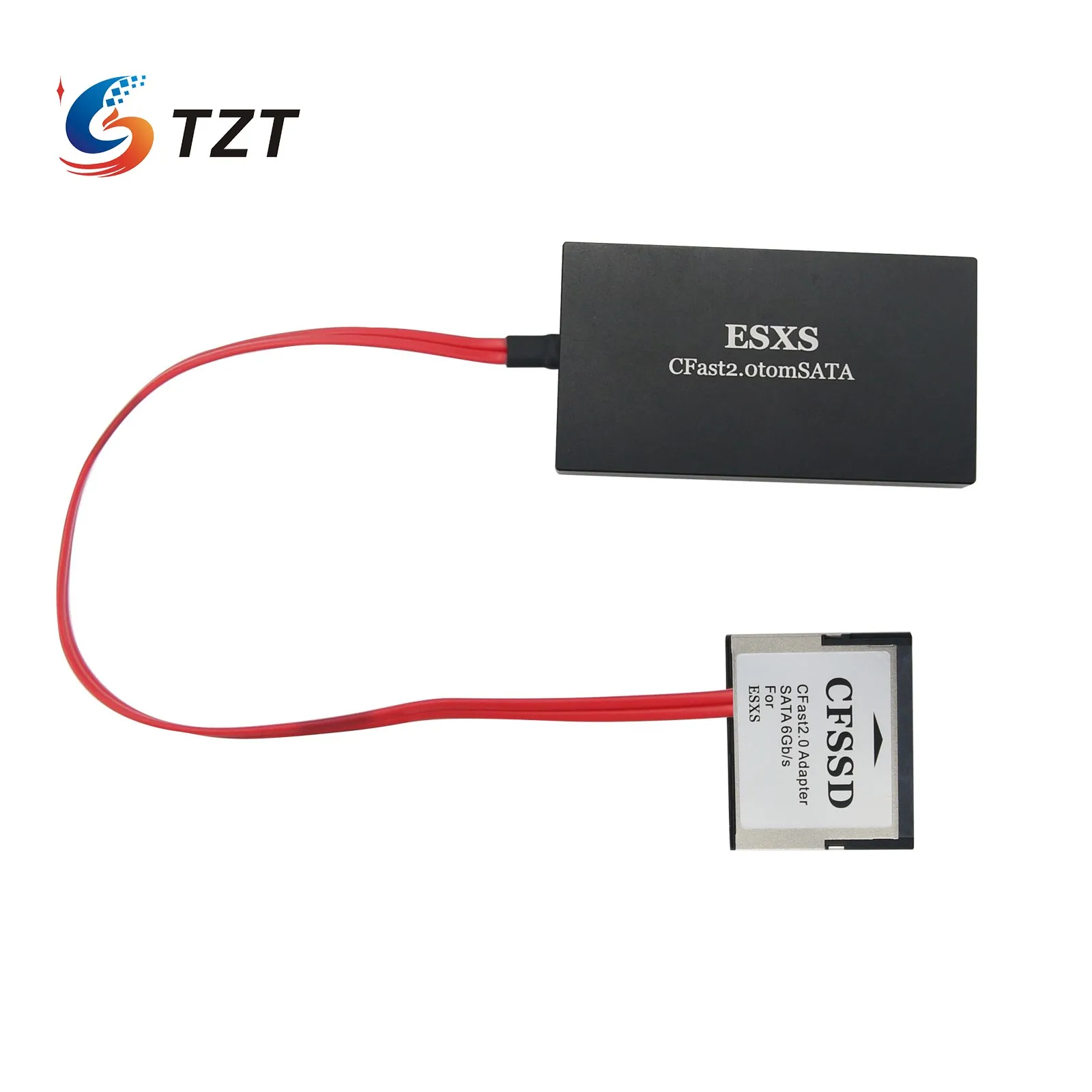 TZT ESXS CFast 2.0 to SSD mSATA Card Converter Adapter for Canon C200 BMPCC46K Z CAM E2