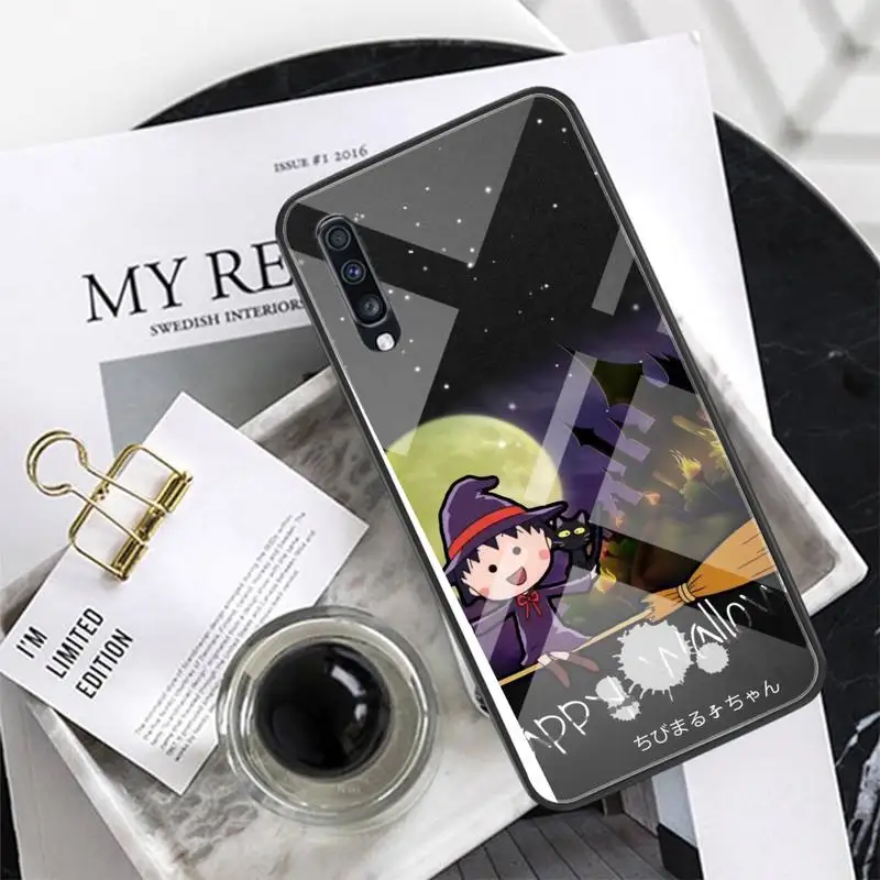 

Halloween Chibi Maruko-chan Phone Case Tempered Glass For XiaoMi 8SE 6 8lite MIX2S Note 3 Redmi Note 7 5 4 Redmi 6A 5Plus 4X