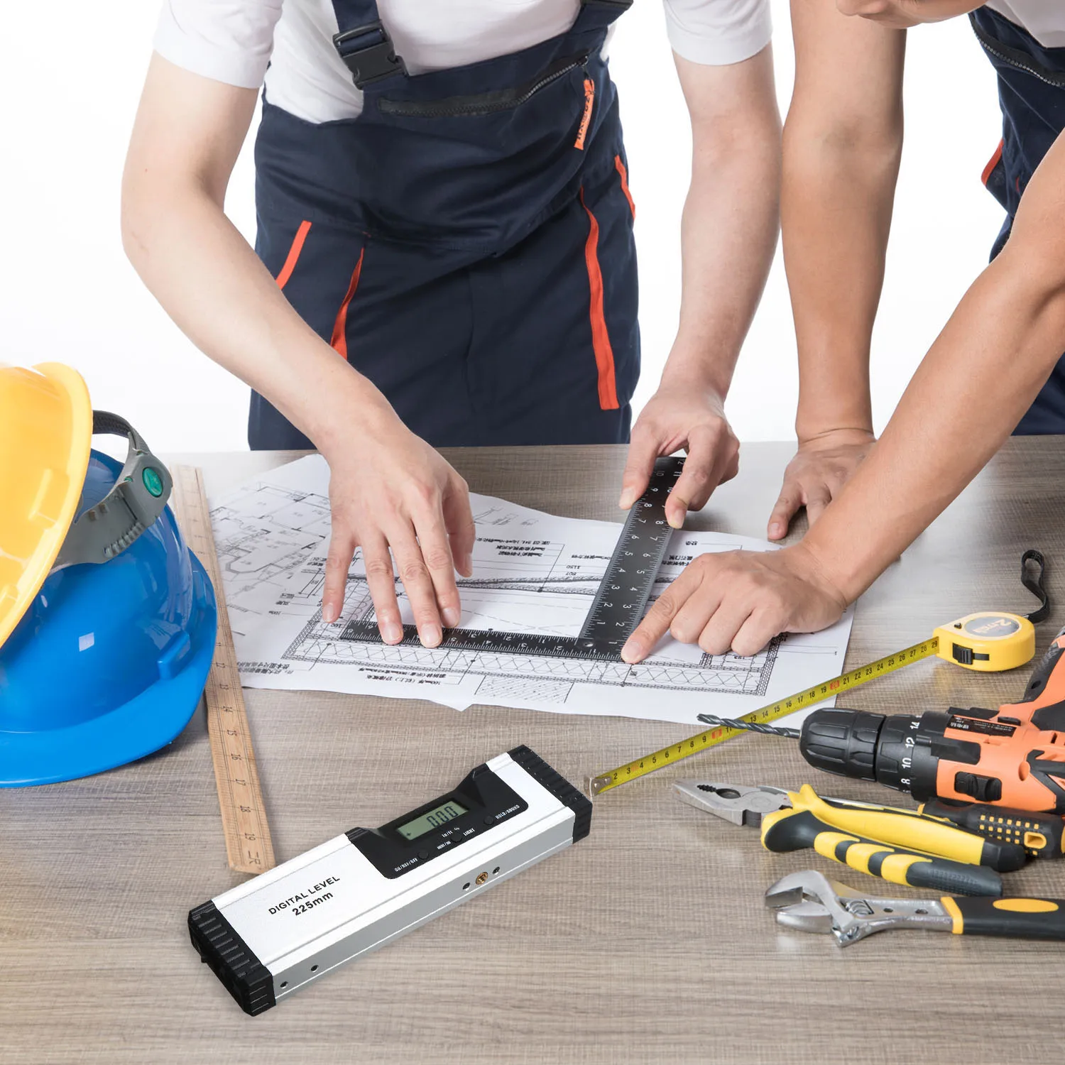 Цифровой транспортир электронный уровень с лазером алюминиевый сплав Угол Finder