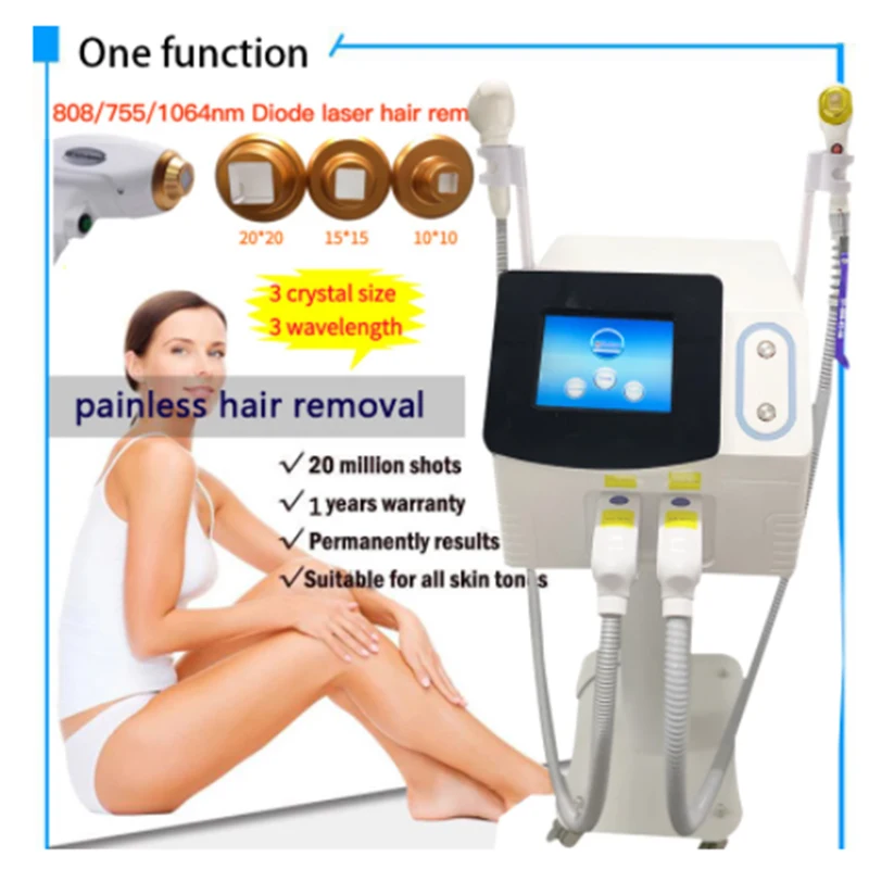 

2021 Multifunction 808nm 755nm 1064nm Diode Laser Hair Removal Beauty Machine Price Newest Skin Rejuvenation