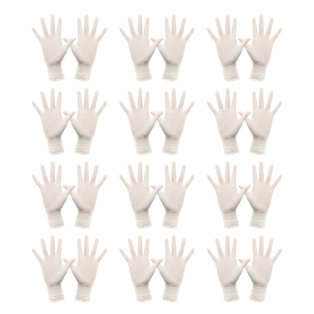 100pcs XS-XL Disposable Latex Protective Gloves Industrial Gardens Rubber Thickening for Home Gardening | Дом и сад