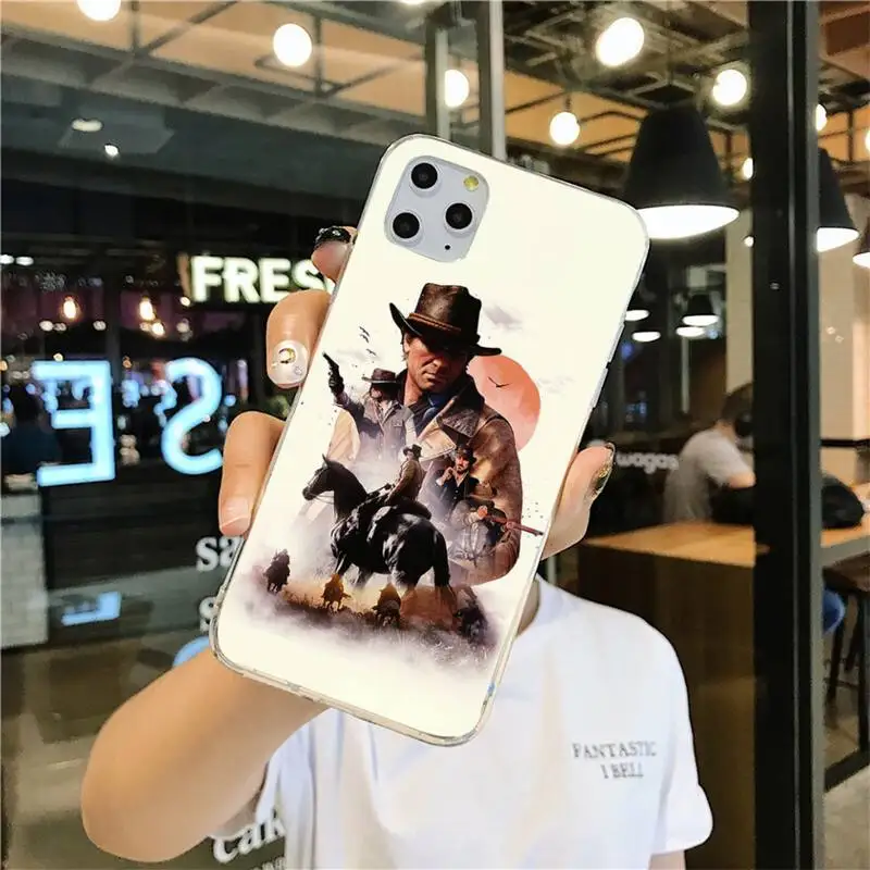 Чехол для телефона Red Dead Redemption 2 Shell iphone 12 pro max 11 XS MAX 8 7 6 6S Plus X 5S SE 2020 XR | Мобильные