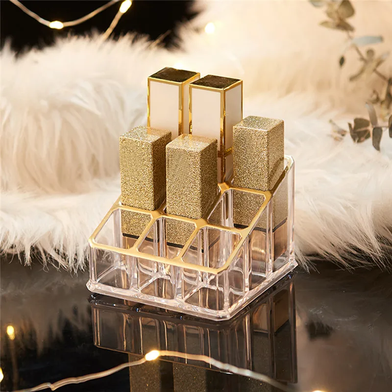 Прозрачная акриловая коробка для косметики чехол хранения органайзер подарок