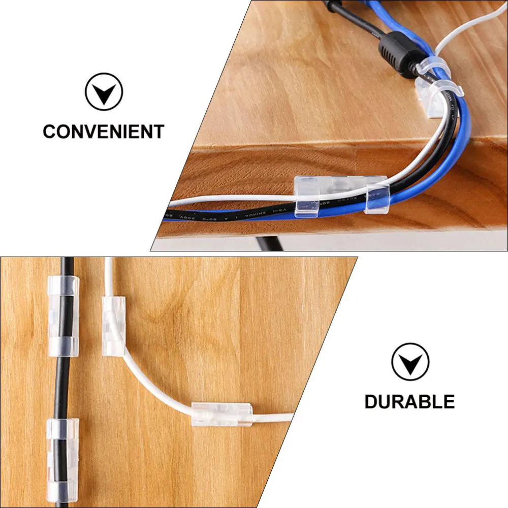 

52pcs Wall Wire Organizers Cable Organizer Holders Cable Management Buckles