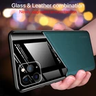 Роскошный автомобильный кожаный чехол для iPhone 12 11 Pro Max mini X Xs Xr 7 8 Plus SE 2020 противоударный защитный чехол для камеры