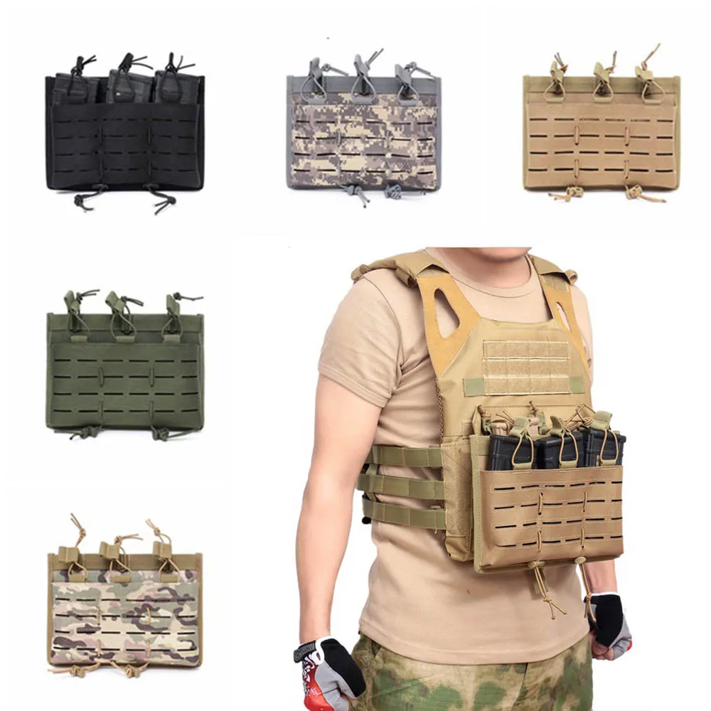 Molle многофункциональная быстрая тактическая 5 56 Тройная журнальная Сумка EDC