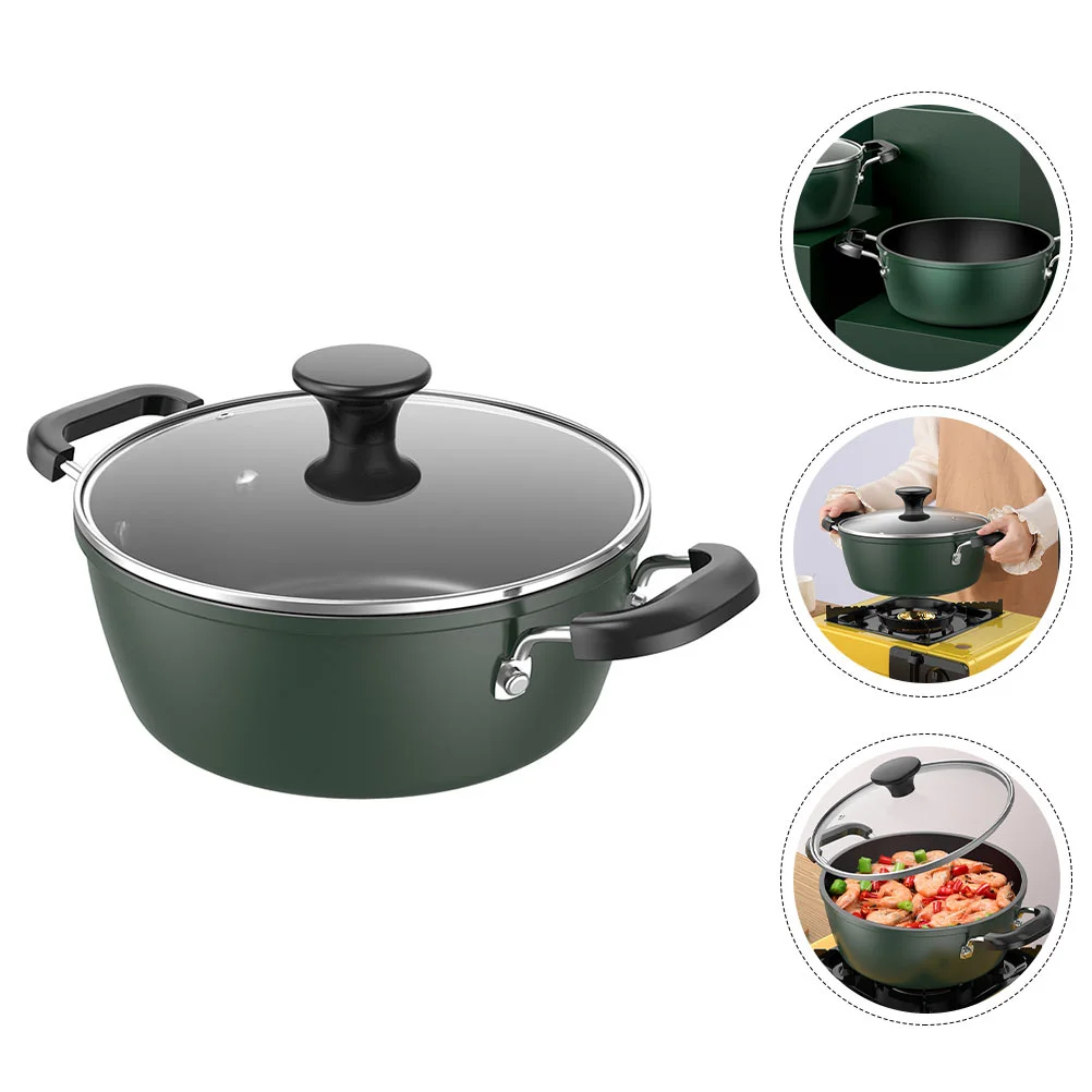 

1 шт., кухонная антипригарная Кастрюля с крышкой