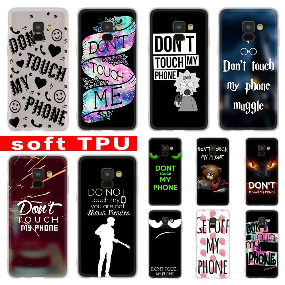 Не трогай мой чехол для телефона Samsung Galaxy A10 A11 A20E A31 A40 A41 A40S A10S A51 A3 A5 A7 A8 Plus 2016 A207 A2018 CORE Soft on.