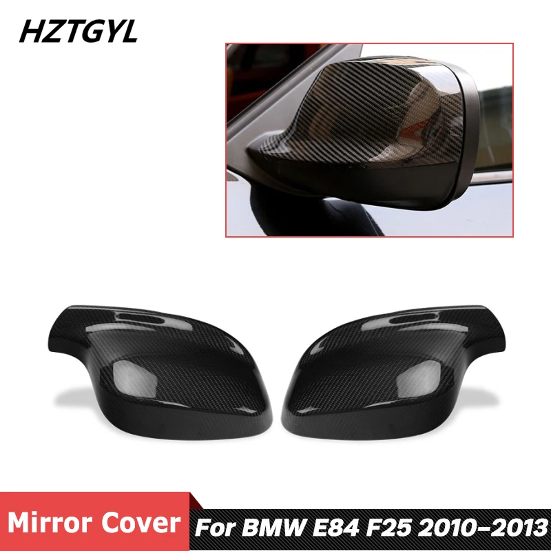 

1 Pair Replacemet Style Carbon Fiber Material Rear View Mirror Cover For BMW X1 E84 X3 F25 2010-2013