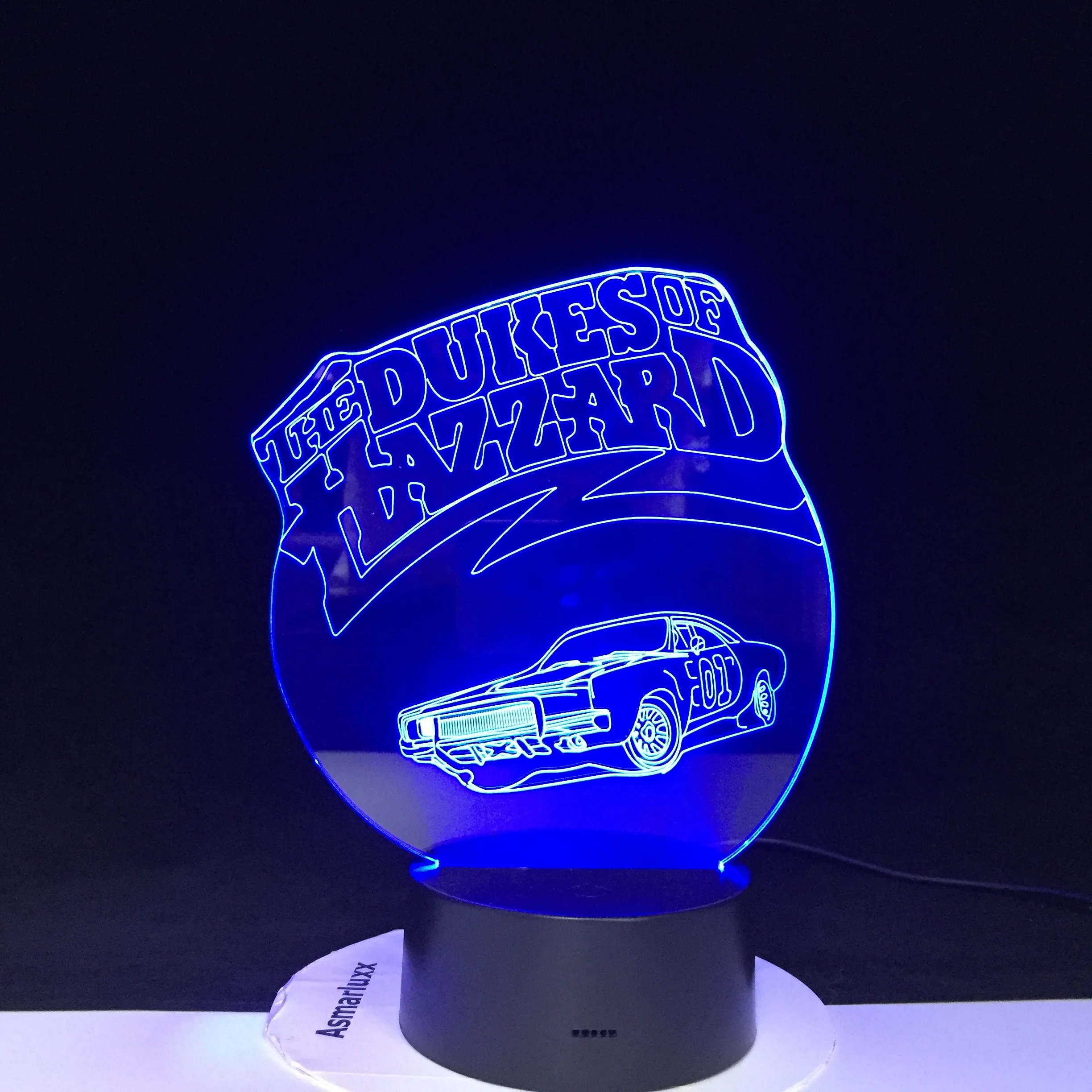 Автомобильный ночник DUKES OF hazустройства разноцветный светодиодный светильник RGBW