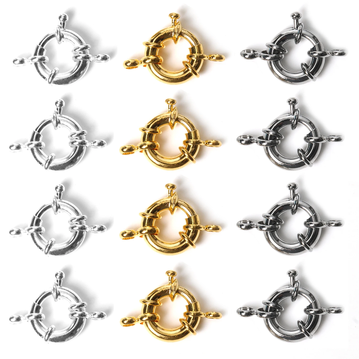Strong Plastic Crystal Elastic Line Wire Protectors Lobster Clasp Crimp Beads Calotte Connector Sailor Clasps For Jewelry Making | Украшения