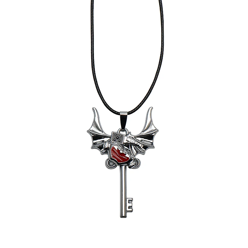 

Skeleton Mouth Design Cross Pendant Necklace Japan Comic Tokyo Ghoul Theme Necklaces Jewelry Fashion Alloy Cosplay Gifts Party