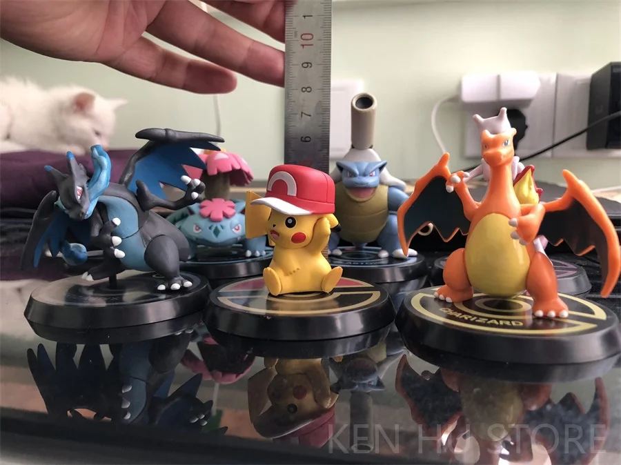 Большой размер X Y Hydreigon Entei Genesect Raichu pika аниме экшн& toyp Покемон Фигурки Коллекция Модель игрушки подвижная база
