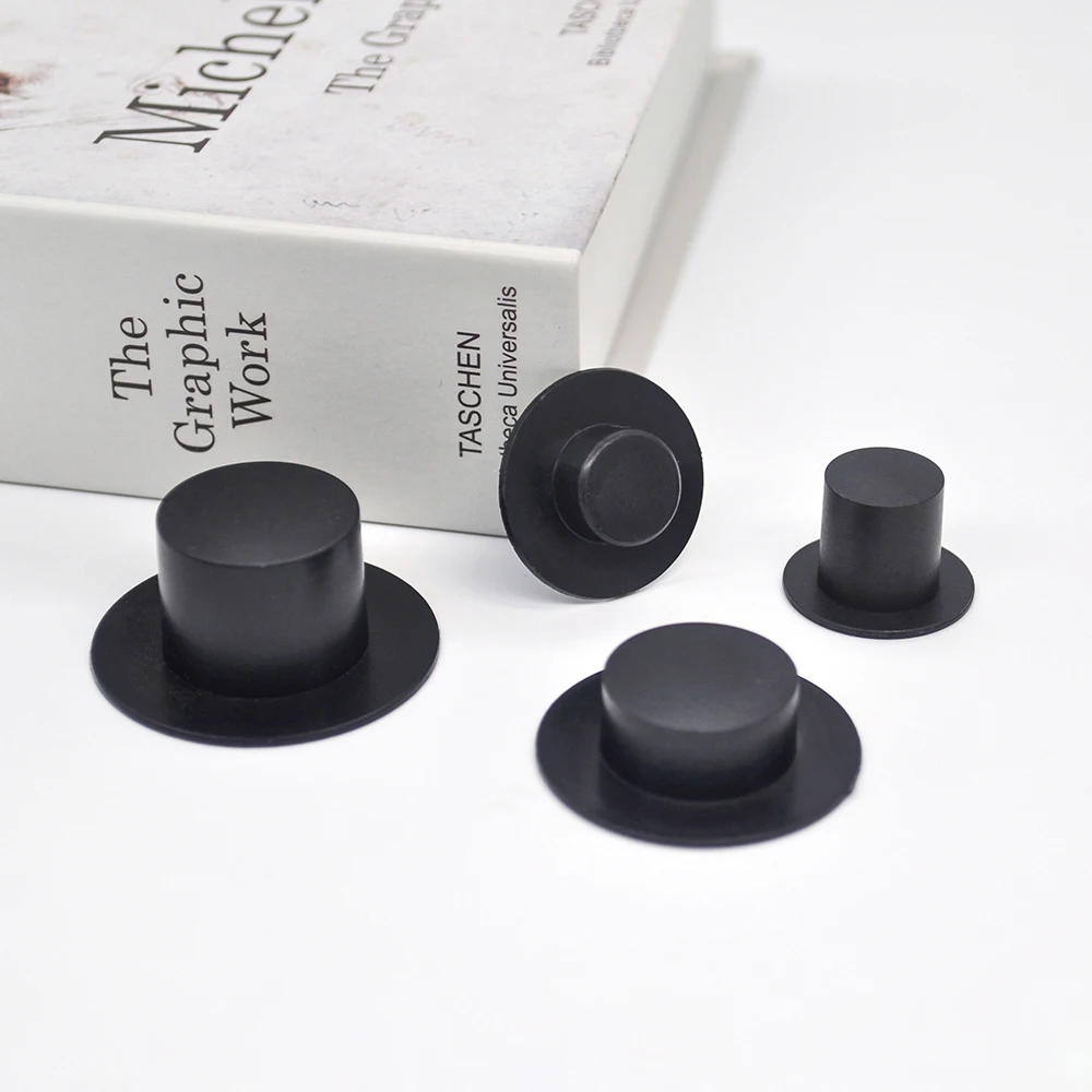 24 шт. Мини шляпа клоуна Снеговик черная пластиковая кукла аксессуары сделай сам