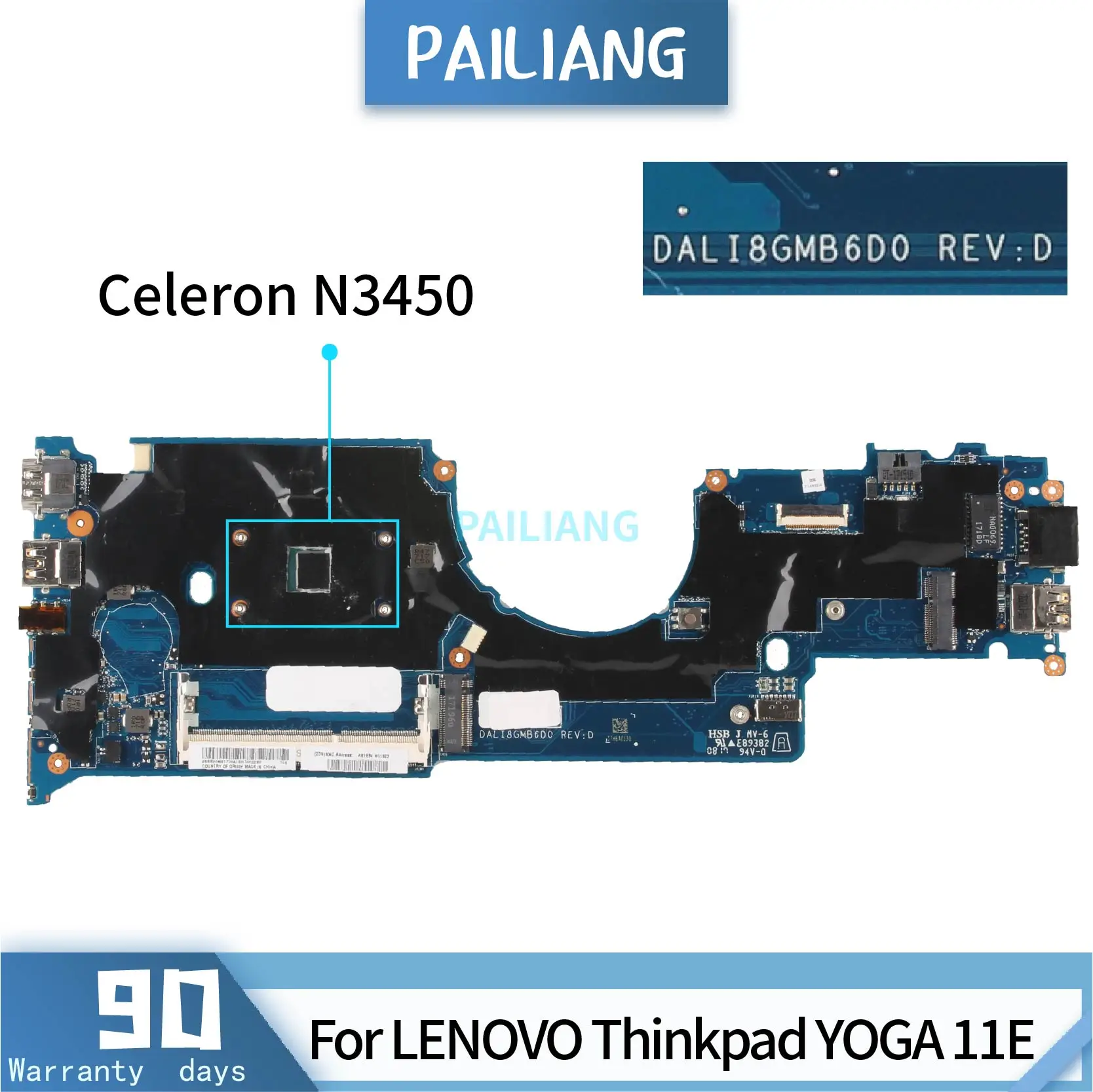 PAILIANG     LENOVO Thinkpad YOGA 11E 00HT223 DA0LI5MB6I0   Core SR1YV Celeron N2940 