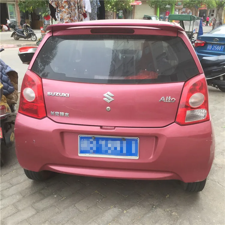 Для SUZUKI Alto спойлер 2008-2017 Высокое качество ABS Материал заднее крыло автомобиля
