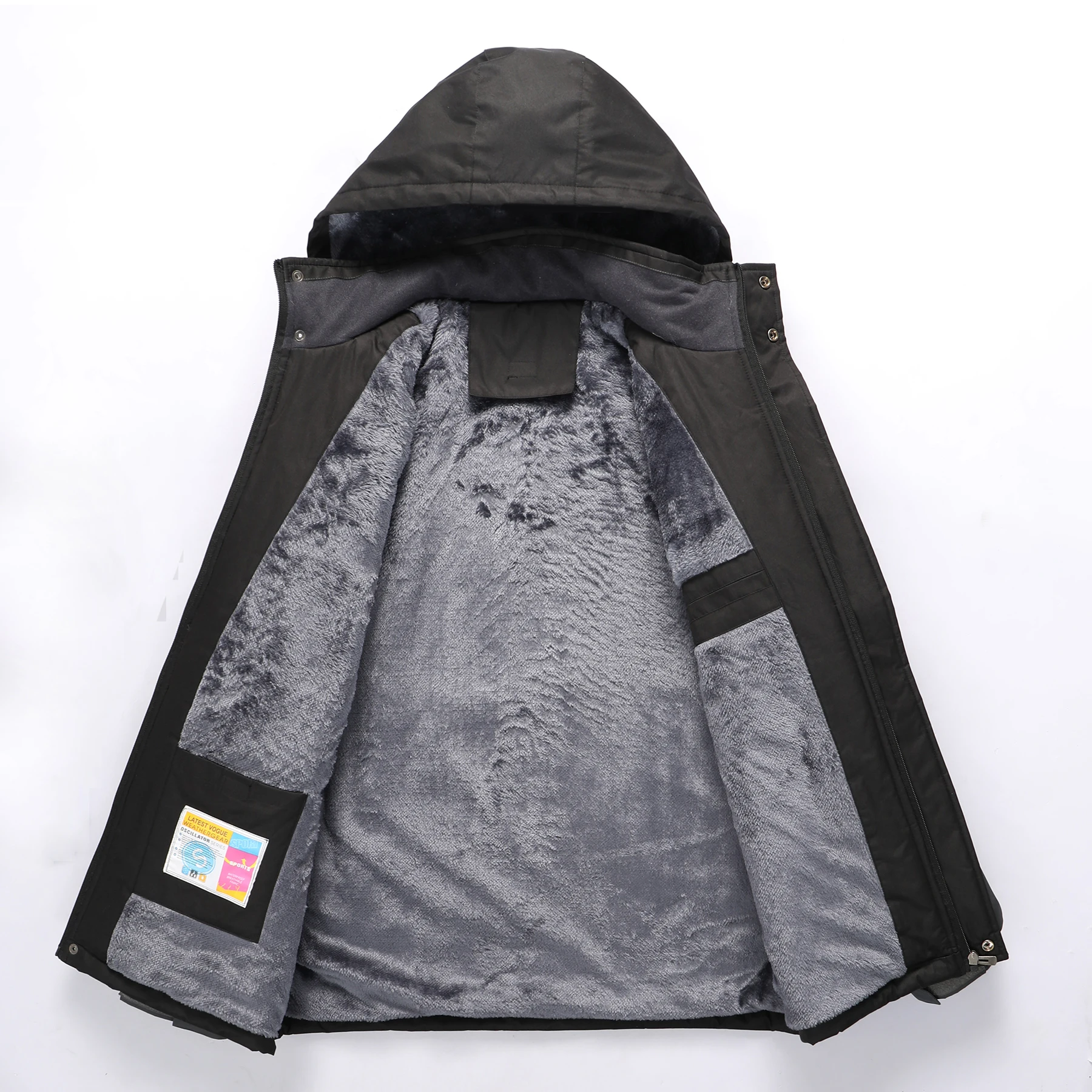 Winter Fleece Military Jackets Men Windproof Waterproof Outwear Parka Mens Windbreaker Warm Raincoat Coat 7XL,8XL, 9XL Overcoat