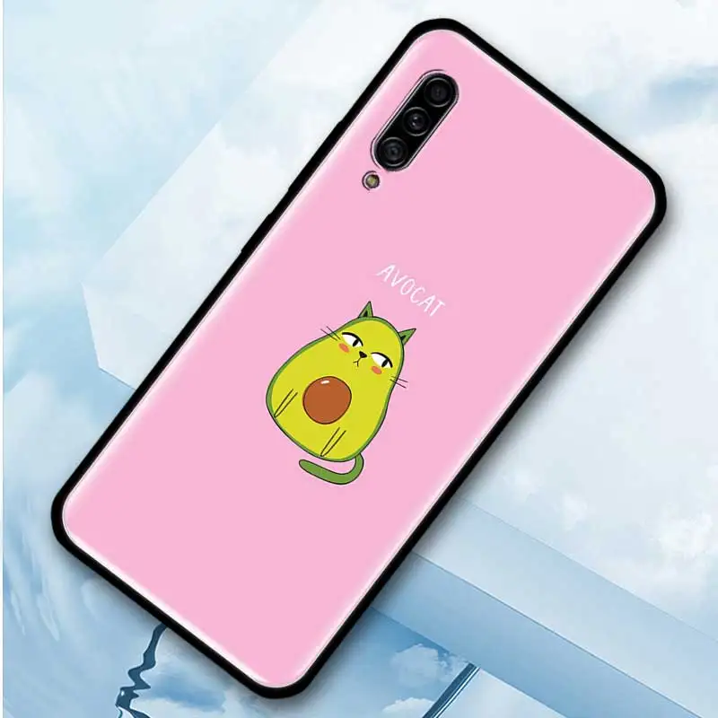 

Silicone Case For Samsung Galaxy A51 A71 A50 A21s A10 A20e A30 A40 A70 A31 A41 A11 A91 A72 Cover Fundas Capa Cartoon Avocado