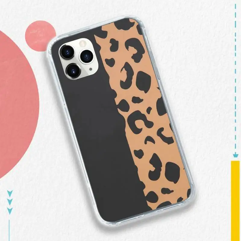 

Animal art Leopard spot Phone Case for iPhone 11 12 pro XS MAX 8 7 6 6S Plus X 5S SE 2020 XR