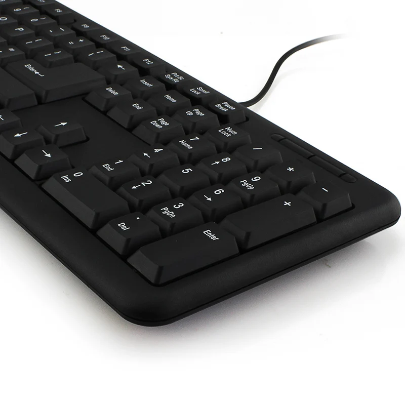 USB Проводная клавиатура 104 клавиш клавиатура с кабелем 134,2 см эргономичные мультимедийные клавиатуры для ПК настольных ноутбуков клавиатуры