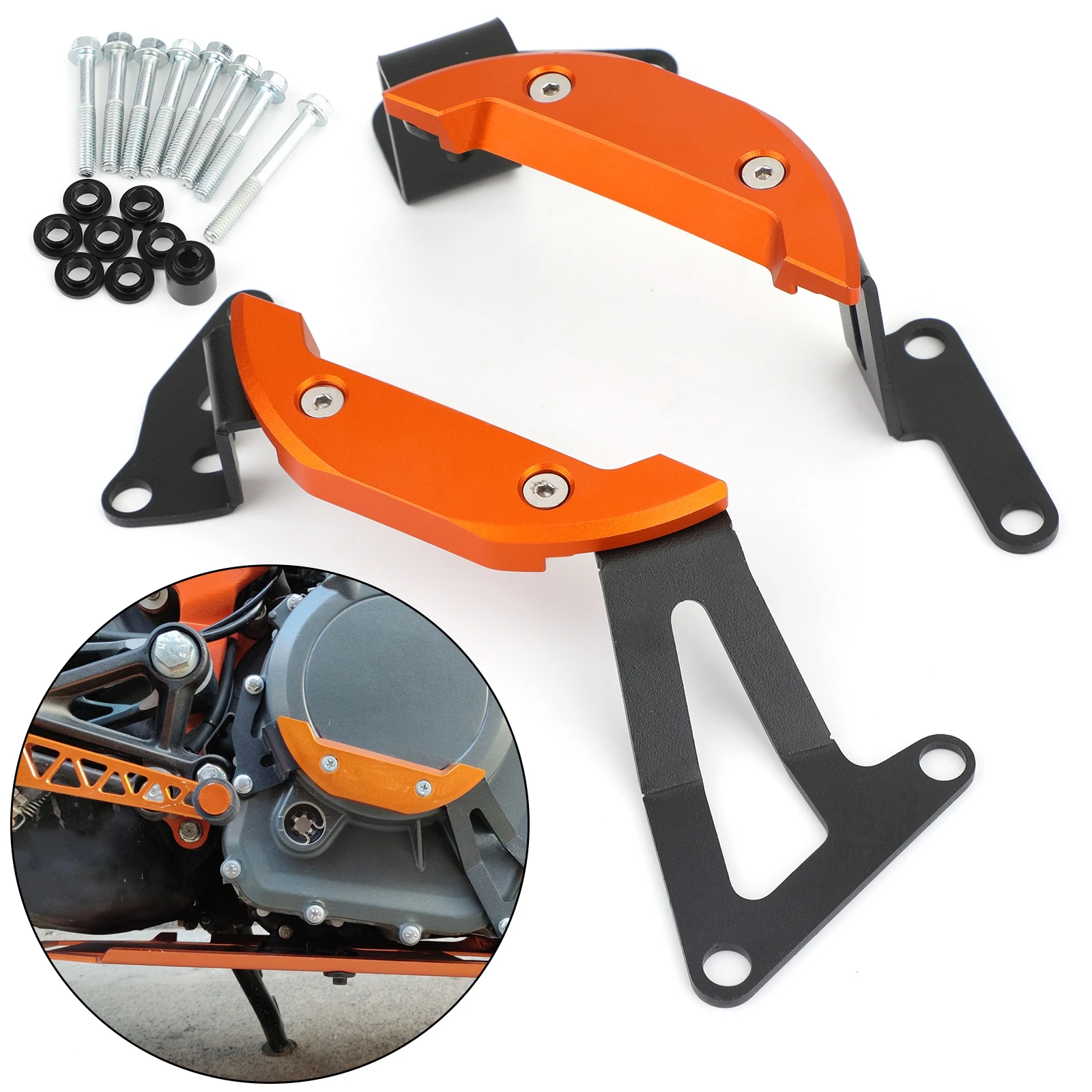 Artudatech левая и правая Защитная Крышка картера двигателя подходит для KTM RC 250 390 Duke