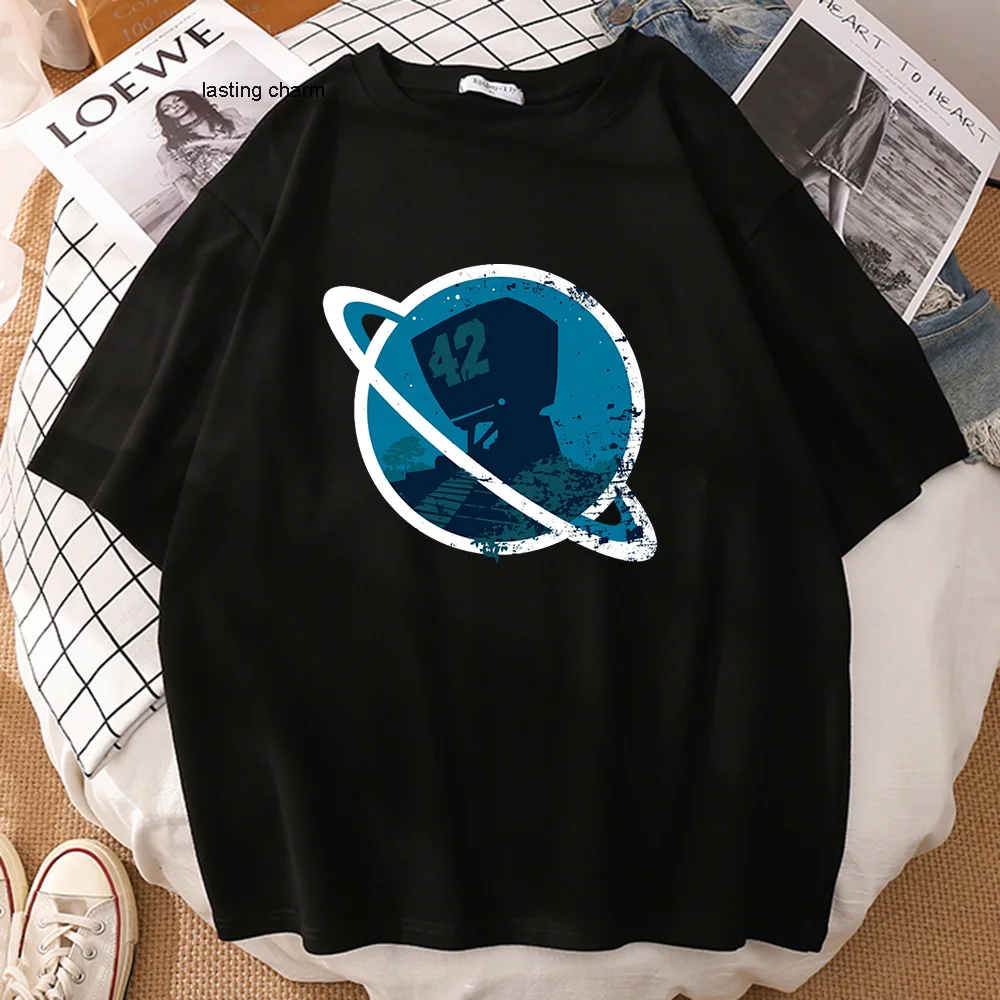 

The answer 42-Printed T-shirts Man Printing Sho Mouw Man Clothing Mode Crewne T-shirt Funny Casl Tshi Streetwr