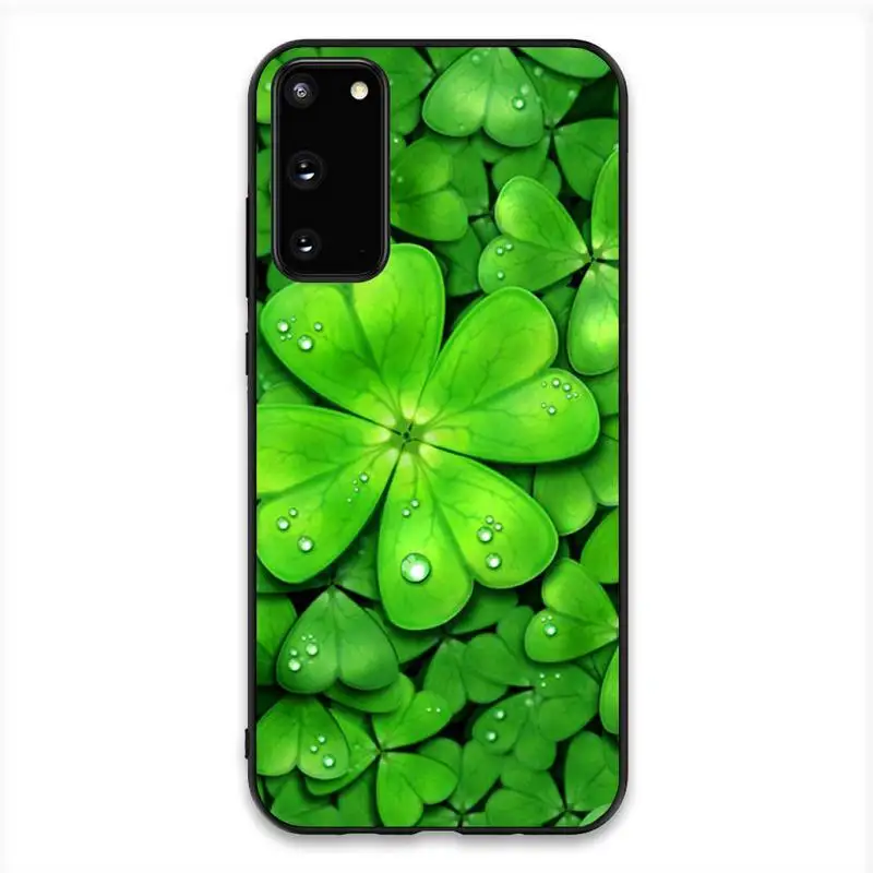 

Babaite Four leaf clover Customer Phone Case For Samsung S20 S10 S8 S9 Plus S7 S6 S5 Note10 Note9 S10lite