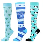 Новинка, компрессионные носки для бега, для мужчин и женщин, подходят для медицинского отека, диабета, варикозного расширения вен, компрессионные носки, носки для ухода за икры