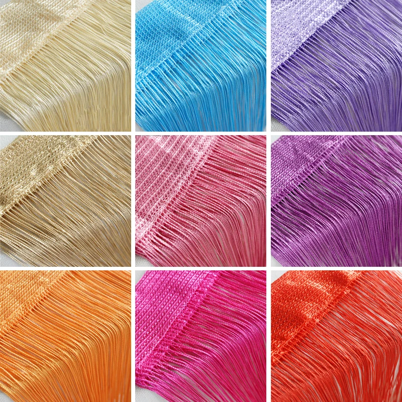 

100CM X 200CM Thread Curtains Screen Ribbon String Divider Blind for Living Room Door Wall Window Panel Tassel Curtain