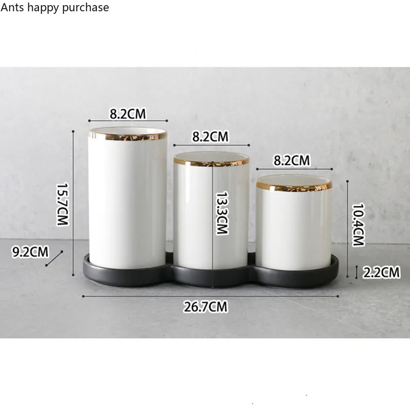 Золотая Трассировка керамическая корзина для палочек товары дома кухни