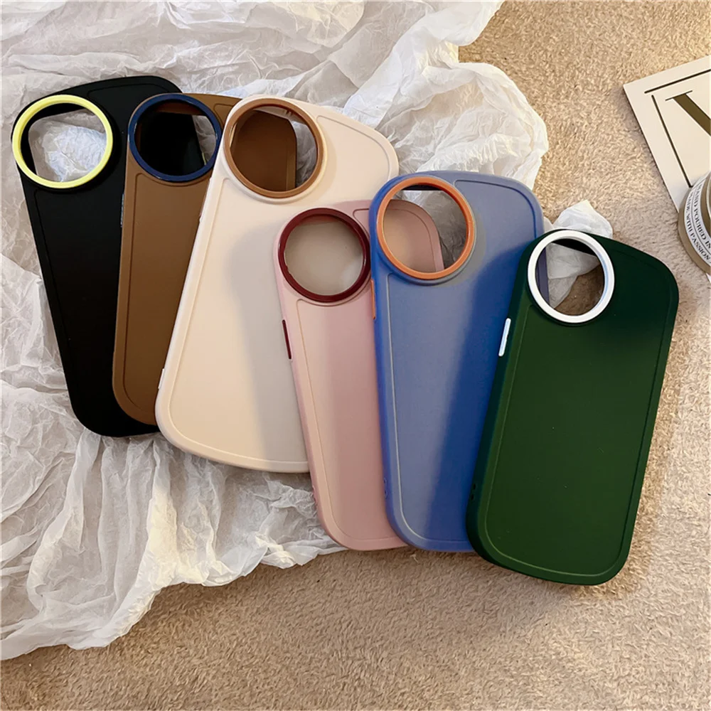 

Новый чехол для телефона из ТПУ для iphone 13 13pro max xs xr 11 12, мягкий пластиковый защитный чехол для iphone 7 8 plus, однотонный чехол